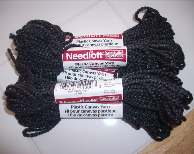 Needloft Plastic Canvas Yarn by Uniekblack Etsy