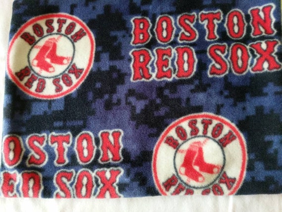 Red Sox fleece travel pillow cover
