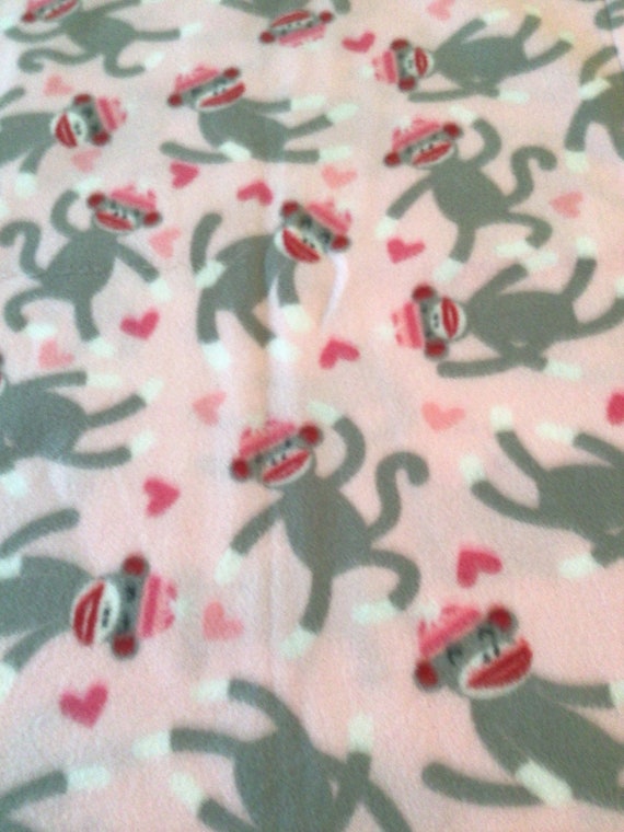 Monkeys crib fleece