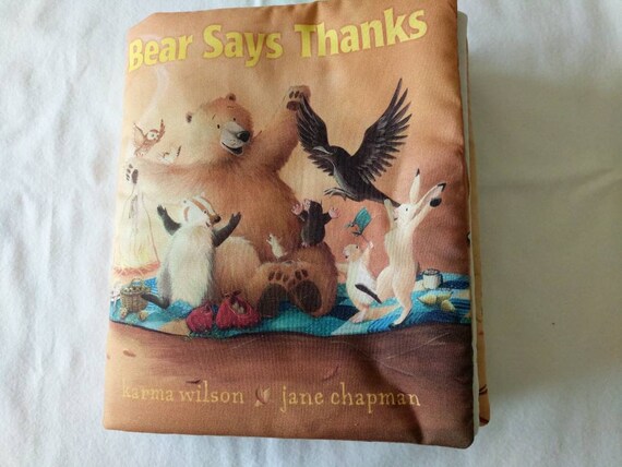 Bear Says Thanks-cloth book