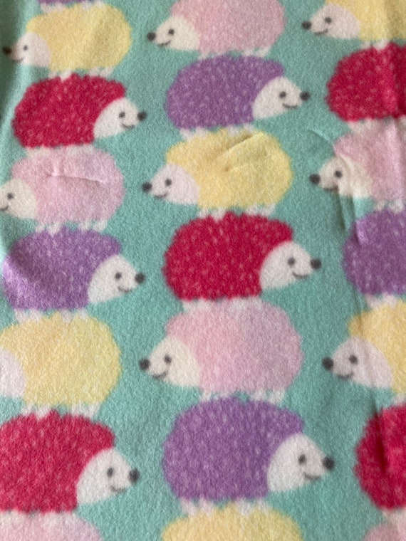 Hedgehogs toddler fleece