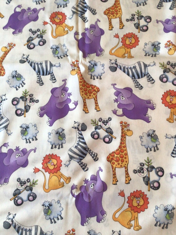 1 yard cotton fabric-Noah’s Story