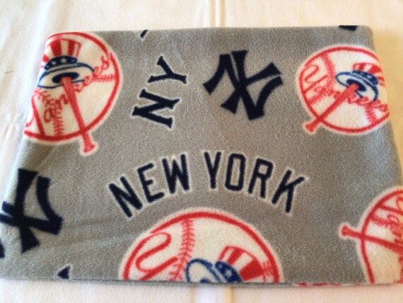 Yankees fleece travel pillow cover