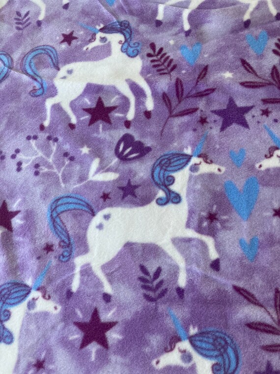 Unicorns toddler fleece