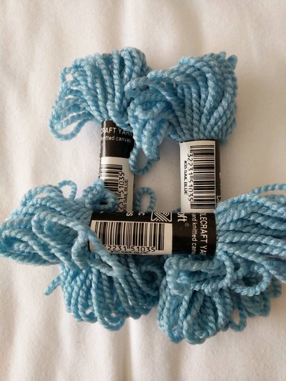 Sail blue-Needloft plastic canvas yarn by Uniek-item #51035