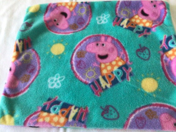 Peppa Pig fleece travel pillow cover