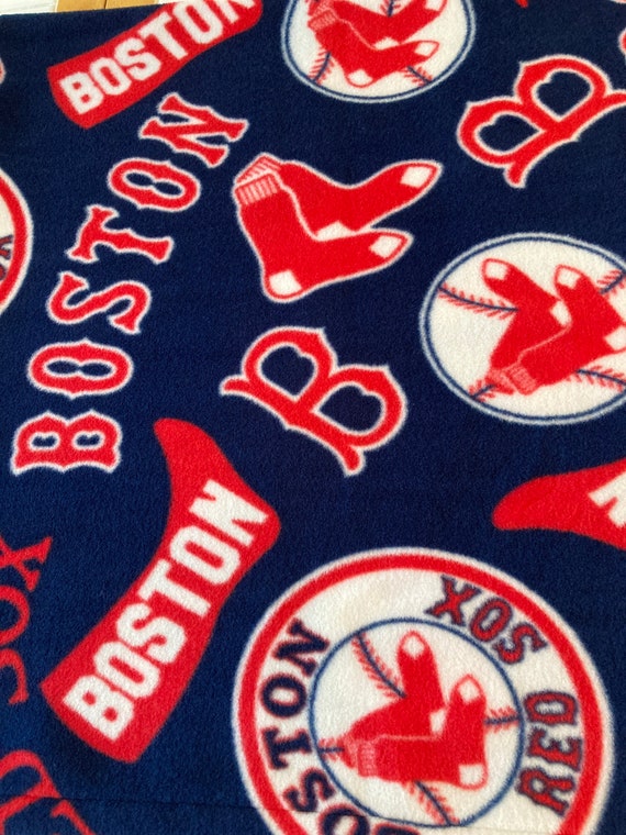 Red Sox crib fleece