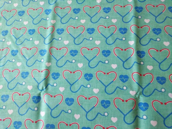 1 yard cotton fabric-first Responders