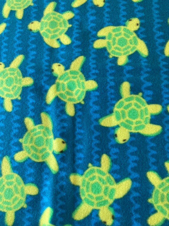 Sea turtles toddler fleece
