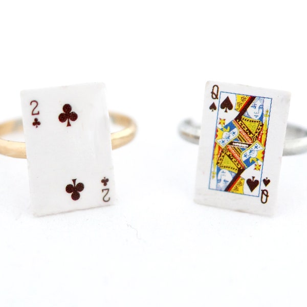 play card, "choose yours" Ring