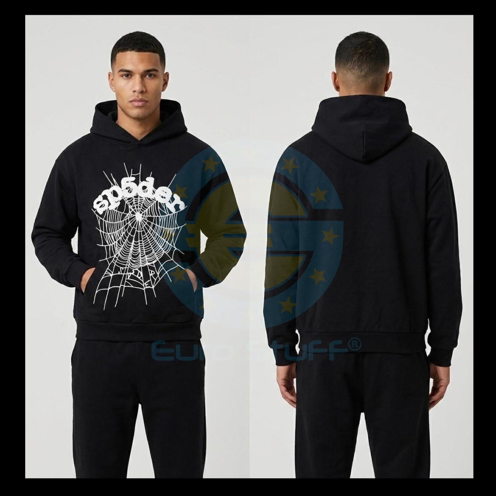 Sp5der hoodie black - Etsy 日本