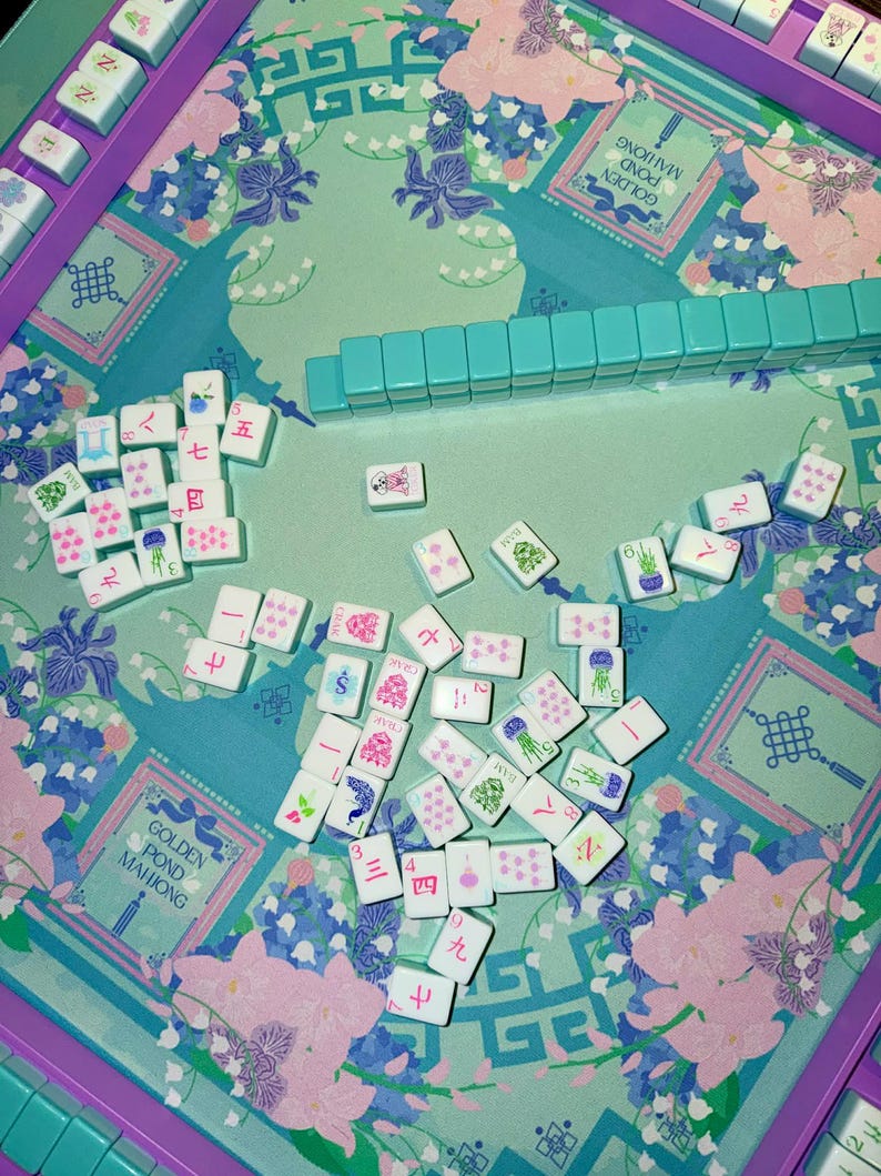 Madison tiles featured on The Madison mat by Golden Pond Mahjong