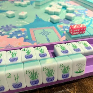 Madison tiles featured on The Madison mat by Golden Pond Mahjong