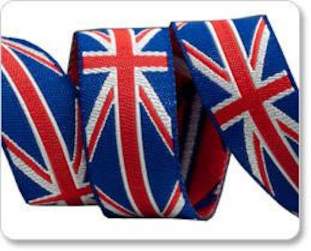 British Flag Ribbon by Raphael Kerley - Renaissance Ribbons by the Yard ...