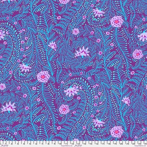 Ferns - Purple - Classics Kaffe Fassett for the Kaffe Fassett Collective 100% Quilters Cotton PWGP147.purple