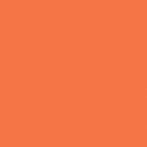 May include: Solid orange background.