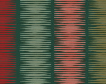 Stripe - Teal  - Go Fish Martha Negley - FreeSpirit - PWMN023.teal 100% Quilters Cotton