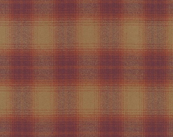 Ember plaid from Mammoth Flannel 100% cotton SRKF-23227-285 Robert Kaufman