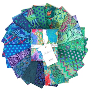 Ocean Fat Quarter Bundle - Pre-cut - Classics - Fat Quarter - Emperor Kaffe Fassett Collective FB2FQGP.Ocean