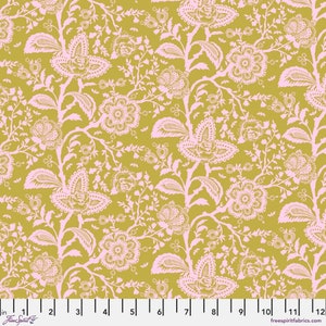French Lace - Hazelnut || Parisville (DejaVu) Tula Pink FreeSpirit PWTP193.hazelnut