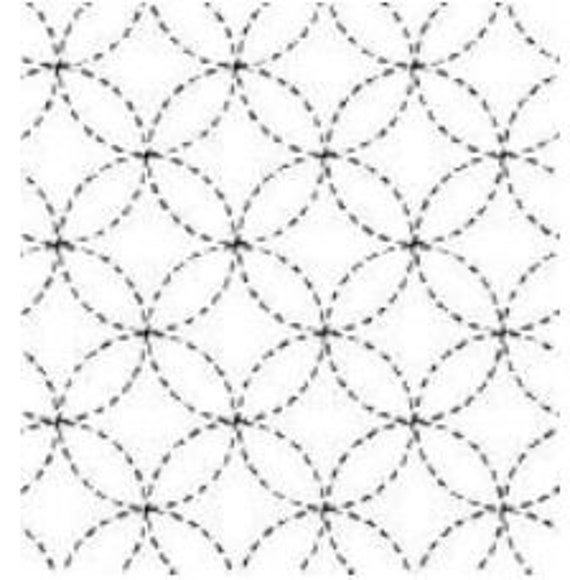 Sashiko Sampler - Shippo-tsunagi Sashiko Sampler - Olympus Threads