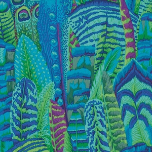 Feathers - Green - Classics Philip Jacobs for the Kaffe Fassett Collective 100% Quilters Cotton PWPJ055.green