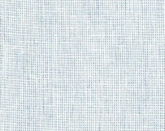 CHAMBRAY blue  Essex Yarn Dyed Homespun Robert Kaufman E114-1067 Linen/Cotton blend