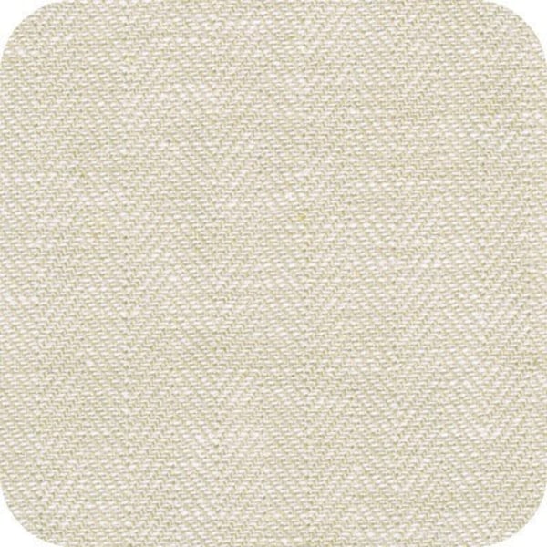 Bone from Hemptex Herringbone H289-1019 Robert Kaufman Hemp/Cotton blend - Last piece - 39" discontinued