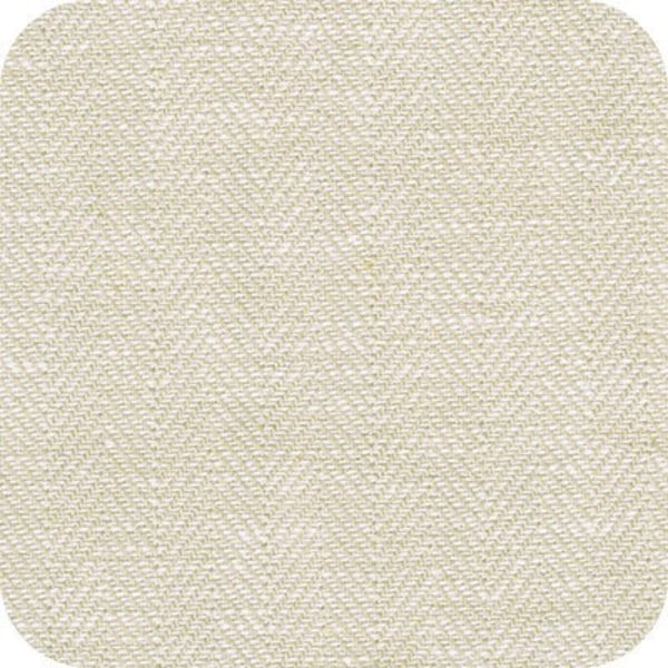 Bone from Hemptex Herringbone H289-1019 Robert Kaufman Hemp/Cotton blend - by the HALF Yard discontinued