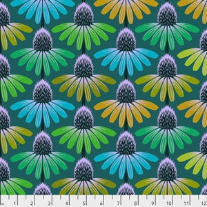 Algae Echinacea Glow from Hindsight by Anna Maria Horner Freespirit fabrics PWAH149.algae discontinued