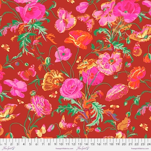 Meadow - Red August 2022 Philip Jacobs for the Kaffe Fassett Collective 100% Quilters Cotton PWPJ116.red