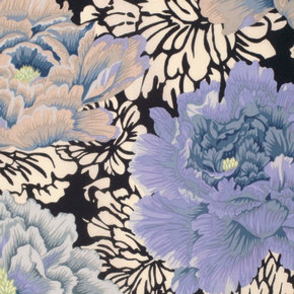 Brocade Peony - Grey - Classics Philip Jacobs for the Kaffe Fassett Collective 100% Quilters Cotton PWPJ062.greyx