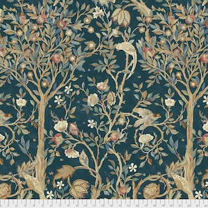 Melsetter - Indigo from Orkney - The Original Morris & Co.  - 2025 reorder FreeSpirit PWWM041.INDIGO