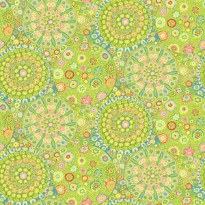 Millefiore - Green || Classics Kaffe Fassett for the Kaffe Fassett Collective 100% Quilters Cotton GP92.green