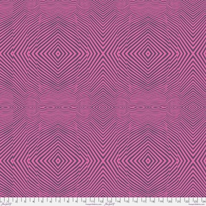 Lazy Stripe - Dusk Purple || Moon Garden- Tula Pink - FreeSpirit - PWTP022.Dusk