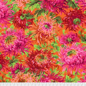 Shaggy Chrysanthemum - Red  || Classics Philip Jacobs for the Kaffe Fassett Collective 100% Quilters Cotton PWPJ072.redxx