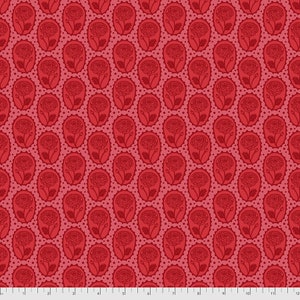Locket - Coral - Love Always - Anna Maria Horner Freespirit fabrics PWAM018.CORAL discontinued