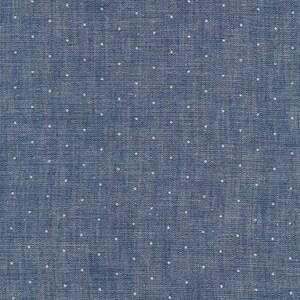 ROYAL pin dot by Sevenberry from Sevenberry: Classiques Chambray SB-4101D3-3 100% cotton Robert Kaufman discontinued