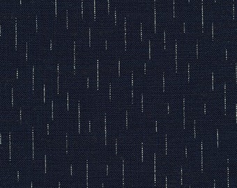 INDIGO rain by Sevenberry from Sevenberry: Nara Japanese Homespun by Robert Kaufman SB-88223D22-62 100% cotton discontinued