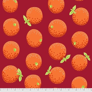 Oranges - Maroon || Stash Kaffe Fassett for the Kaffe Fassett Collective 100% Quilters Cotton PWGP177.maroon