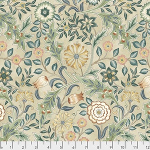 Wilhelmina - Linen from Orkney - The Original Morris & Co.  - 2025 reorder FreeSpirit PWWM049.LINEN