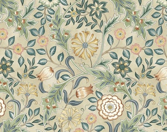 Wilhelmina - Linen from Orkney - The Original Morris & Co.  - 2025 reorder FreeSpirit PWWM049.LINEN