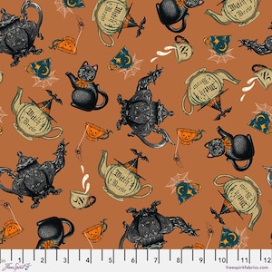 Witch&#39;s Brew - Multi  - Storybook Halloween Rachel Hauer FreeSpirit Fabrics - PWRH071.multi