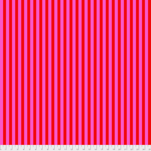 PEONY Tent Stripe - -Tula Pink Tula's True Colors Freespirit PWTP069.PEONY 100% quilting cotton