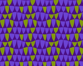 Gloriosa Garden Soft Triangle Purple - Jane Sassaman - PER QUARTER METRE Gloriosa Garden Soft Triangle Purple - Jane Sassaman - PER QUARTER METRE