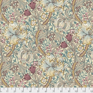Dusk- Golden Lily- Standen - The Original Morris & Co.  - 2025 reorder FreeSpirit PWWM028.dusk