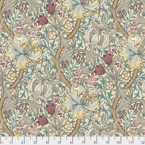 Dusk- Golden Lily- Standen - The Original Morris & Co. FreeSpirit PWWM028.dusk