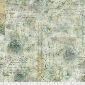Receipt - Aqua -  Tim Holtz Eclectic Elements - Memoranda II - 2025 reorder - FreeSpirit PWTH102.AQUA
