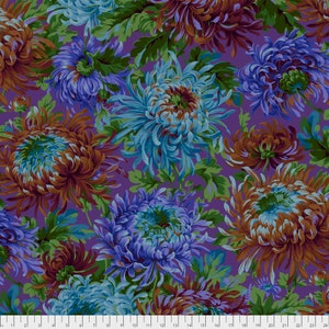 Shaggy - Blue  || Classics Philip Jacobs for the Kaffe Fassett Collective 100% Quilters Cotton PWPJ072.bluex discontinued