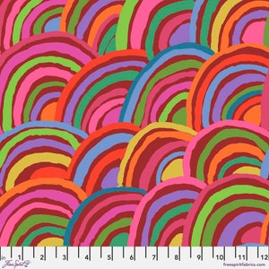 Rainbows - Red || February 2022 Kaffe Fassett for the Kaffe Fassett Collective 100% Quilters Cotton PWGP190.red